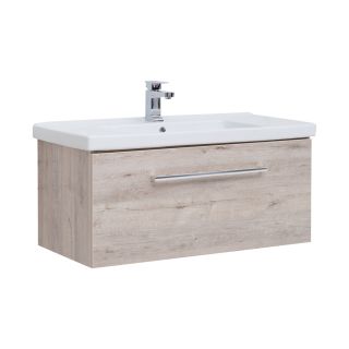 Тумба подвесная Dreja.Rus BIG INN 100 под умывальник Гармония 100, дуб кантри